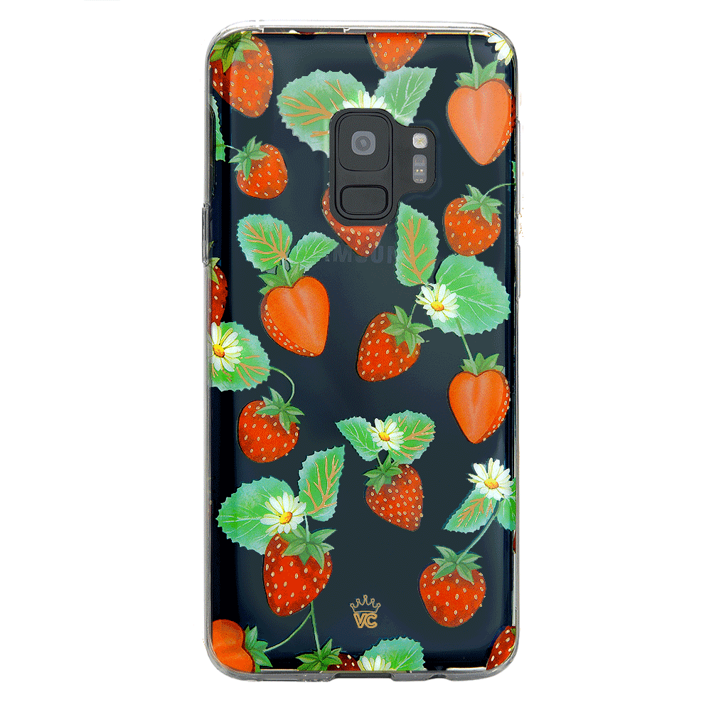 Samsung Galaxy Phone Case with Strawberry Fields Design - Trendy Protective Cover for Everyday Use & Gifting