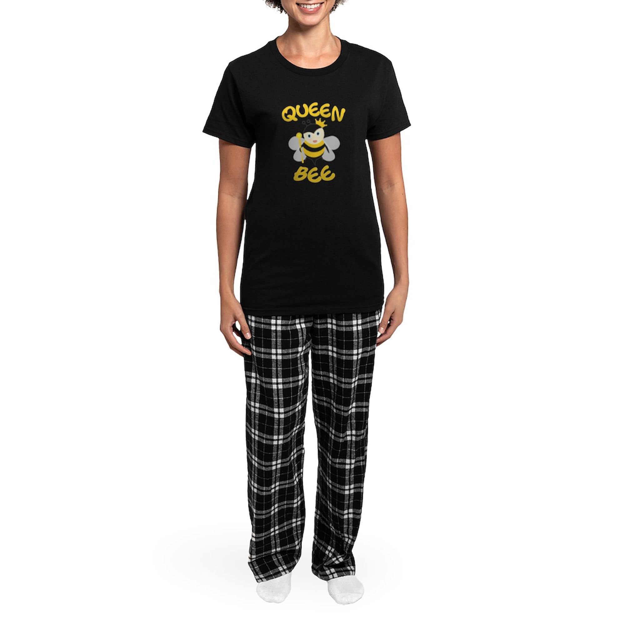 Queen Bee Pajamas for Women - Cute & Comfortable Novelty Sleepwear PJ Set - Perfect for Sleepovers, Girls Night In & Cozy Lounging