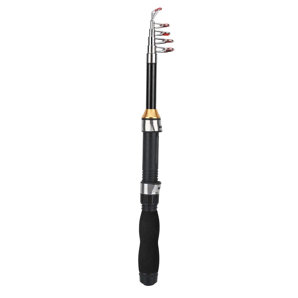 Portable Short Fishing Rod - Compact Ice & Sea Fishing Pole for Saltwater & Freshwater | Mini Fishing Kit for Travel, Camping & Outdoor Adventures