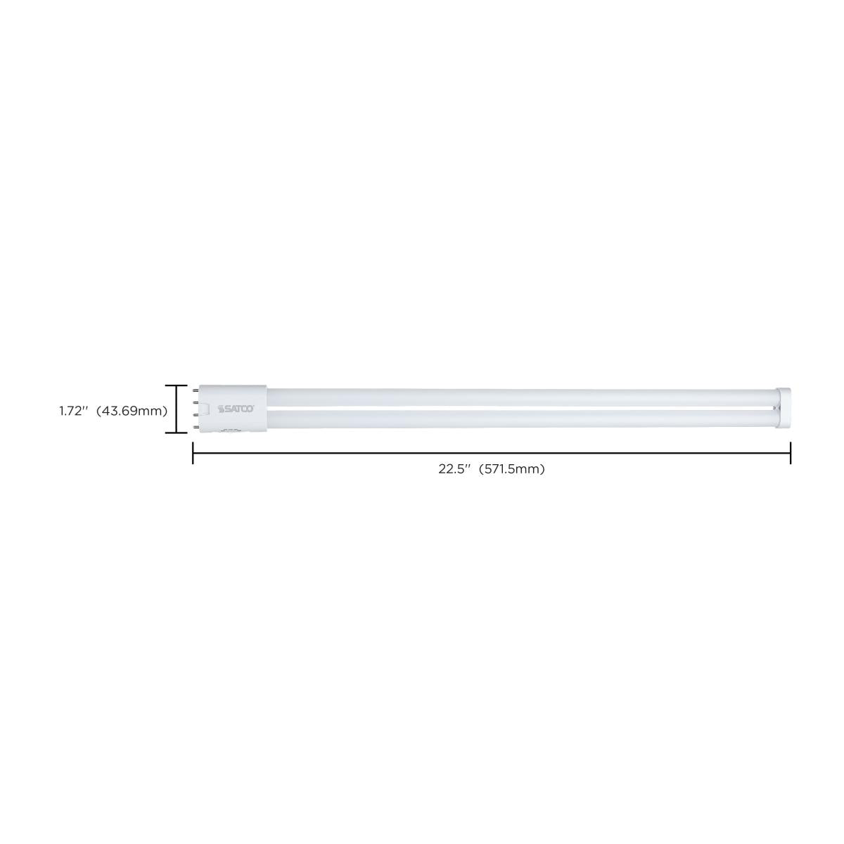 4 Pin PLL LED Lamp 20W 2800 Lumens Ballast Bypass 3000K-6500K 2G11 Base - Energy Saving Replacement for Fluorescent Lights in Offices, Garages & Commercial Spaces