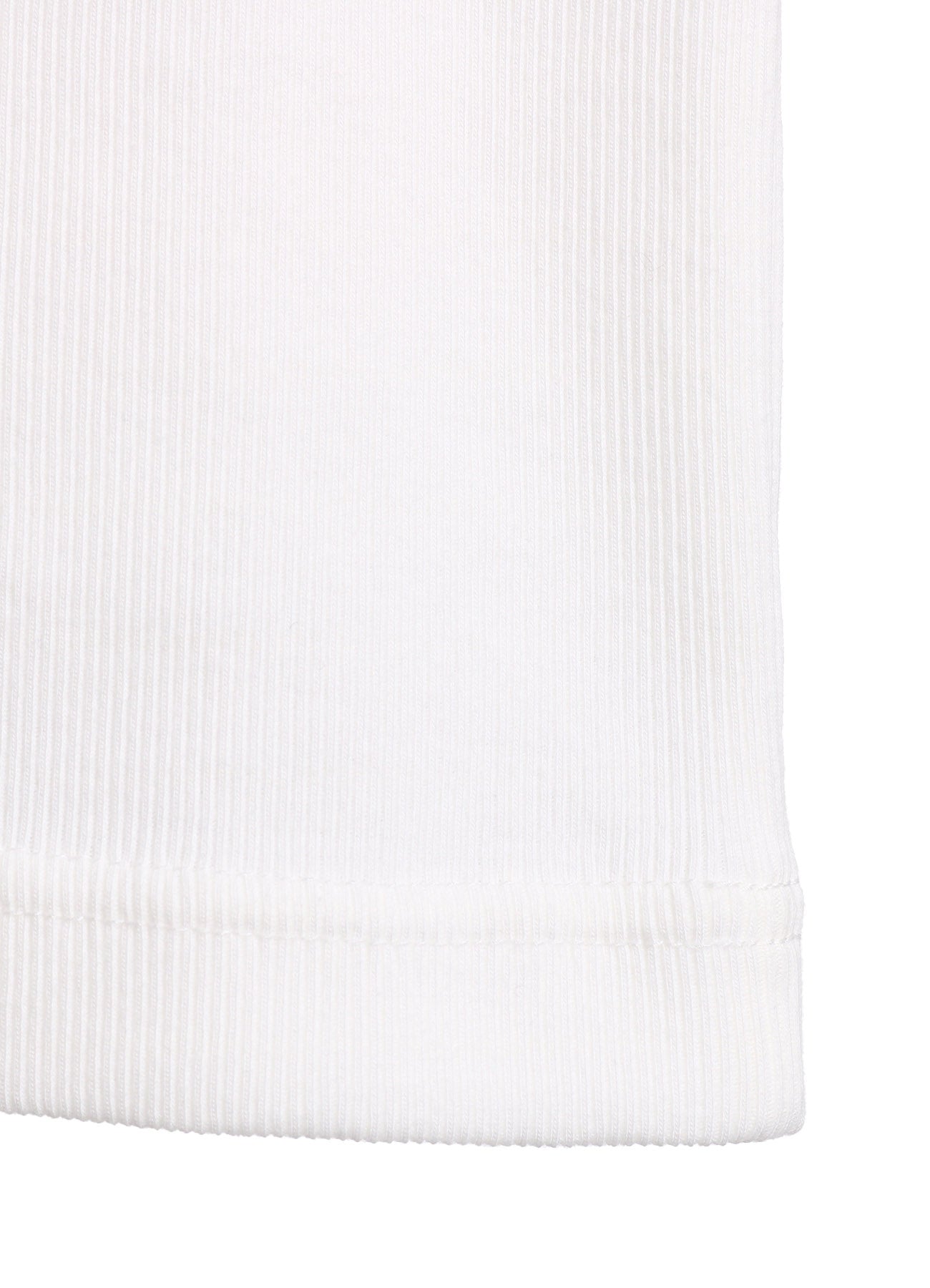 Premium Cotton Rib Jersey Long Sleeve High Neck T-Shirt with Pleated Stripes - Women's Fashion Basic Top for Casual Wear & Layering