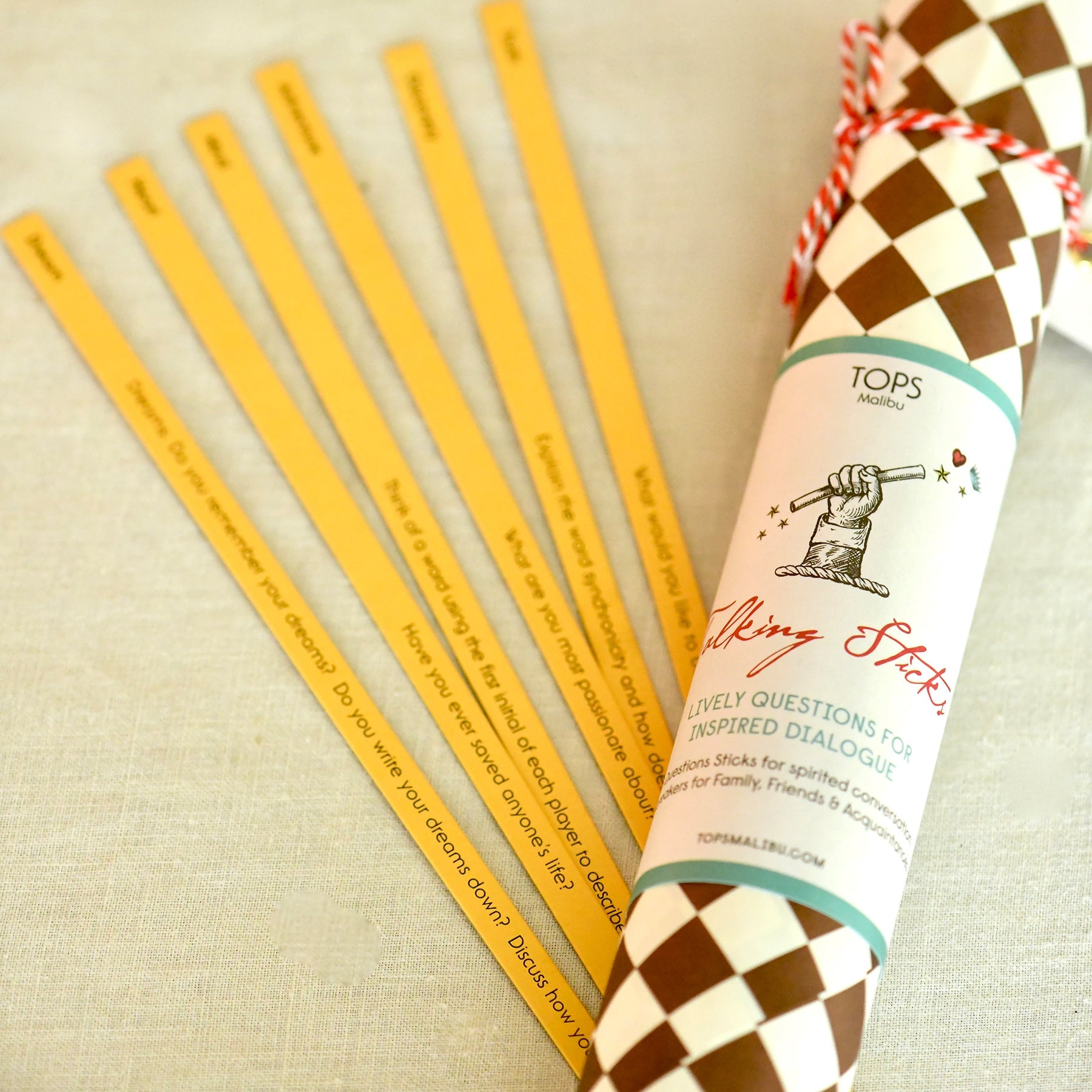 Engaging Conversation Game Talking Sticks - Fun Icebreaker for Parties, Team Building & Family Gatherings | Improve Communication Skills & Social Interaction
