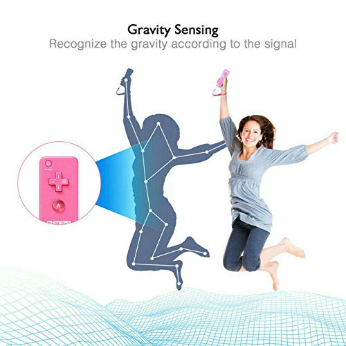 Wireless Motion Plus Remote & Nunchuk Controller Set for Nintendo Wii/Wii U - Built-in Gyro Sensor, Includes Silicone Case & Hand Strap (White) - Perfect for Wii Sports, Mario Kart & Family Gaming Parties