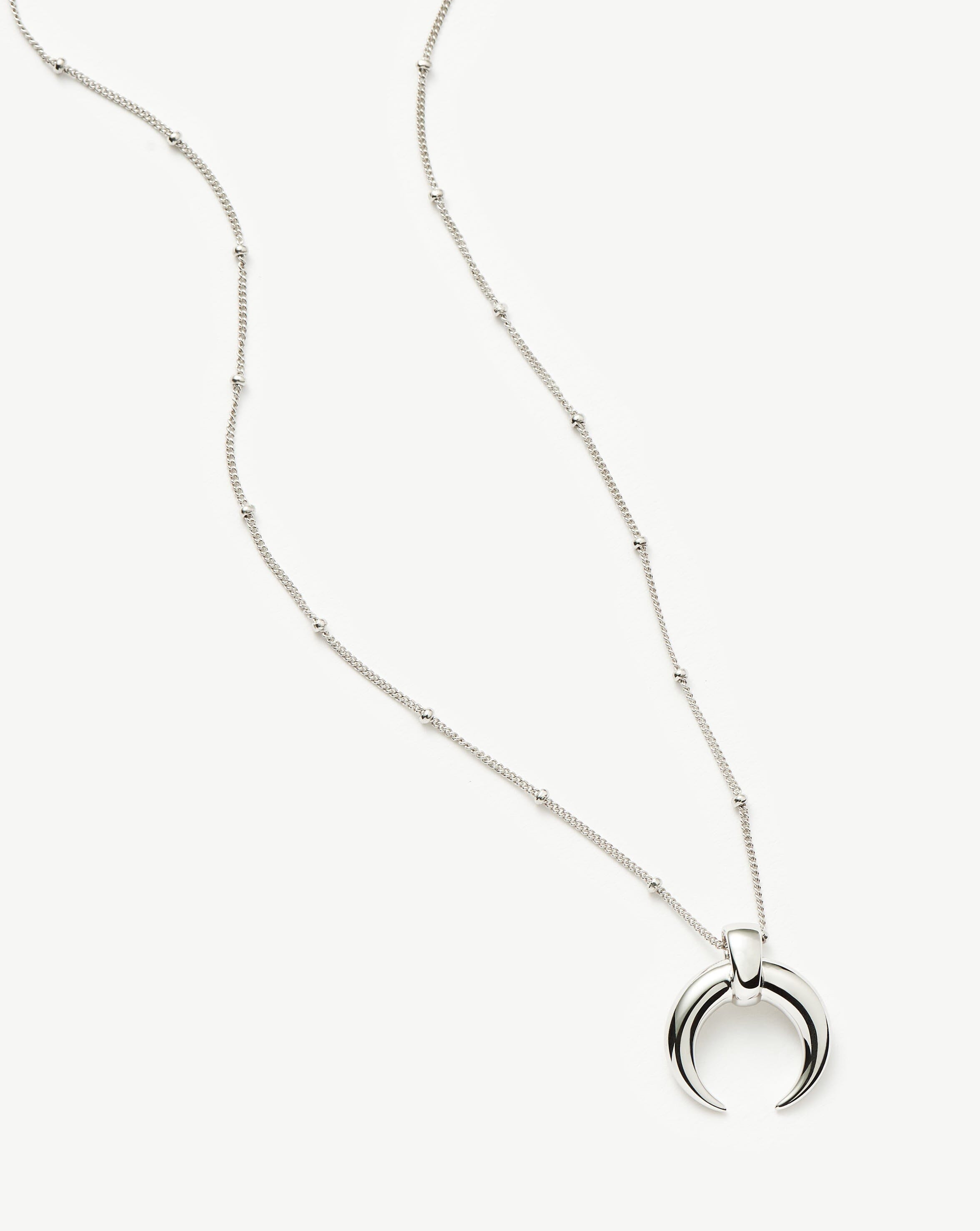 Lucy Williams Large Horn Statement Necklace - Boho Chic Jewelry for Women - Perfect for Festivals, Parties & Everyday Wear
