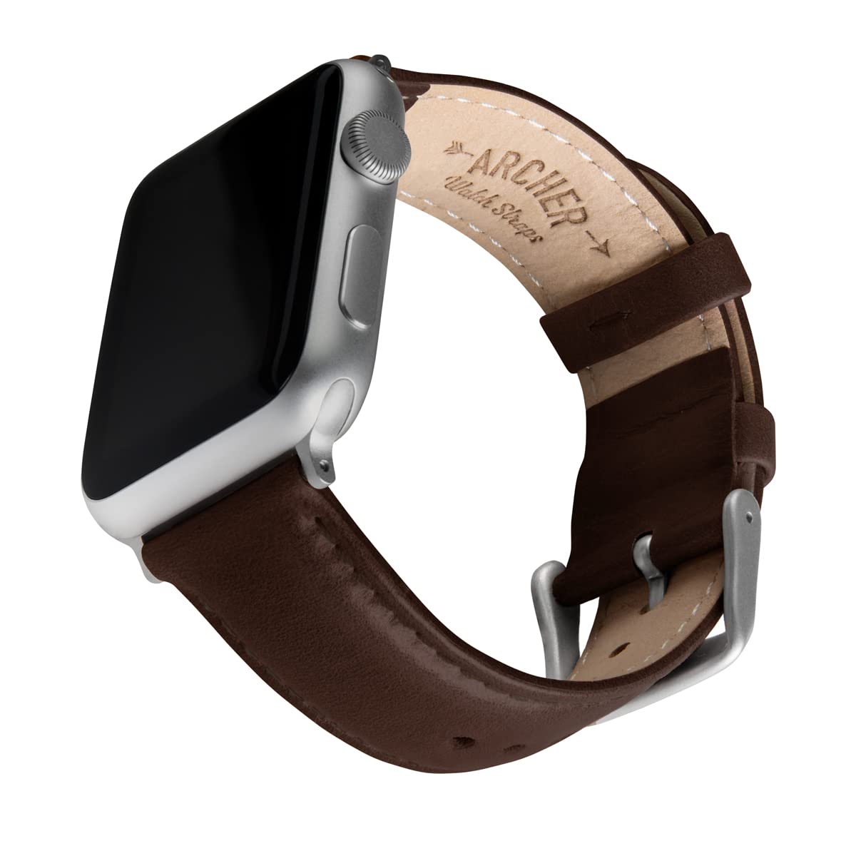 Premium Top Grain Leather Watch Bands for Apple Watch - Archer Watch Straps - Durable & Stylish Replacement Straps for Work, Gym & Everyday Wear