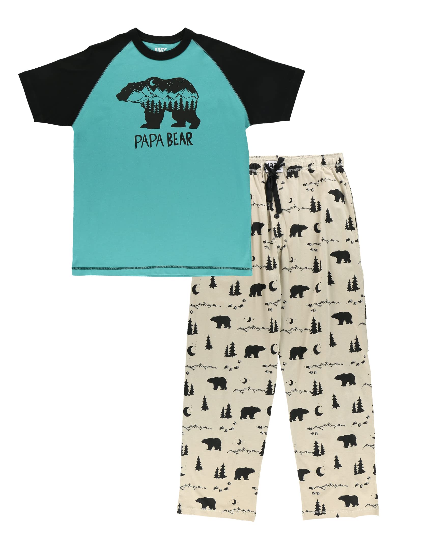 Lazy One Bear Family Pajama Sets for Adults & Kids - Cozy Matching Sleepwear for Family Nights