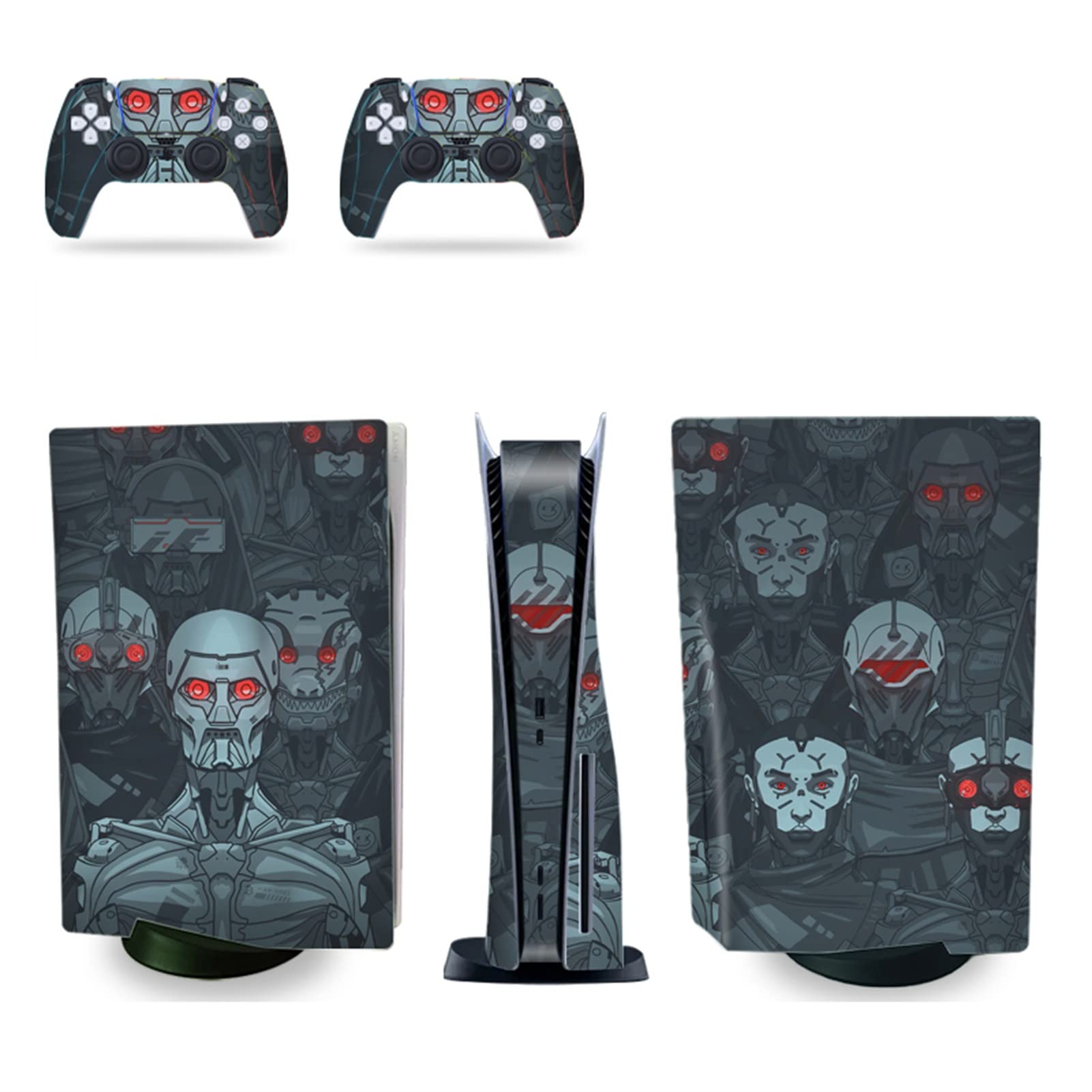 Anime PS5 Skin for Disk Edition & 2 Controllers - Durable, Scratch-Resistant Vinyl Wrap for Gaming Protection