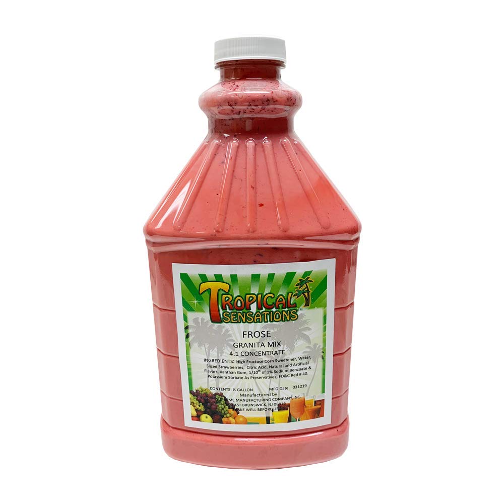Premium Slushie Mix - Tropical Sensations Flavor (6 Bottles, 64oz Each) | Frosé Slush Cocktail Base for Parties, Summer Drinks & Frozen Treats