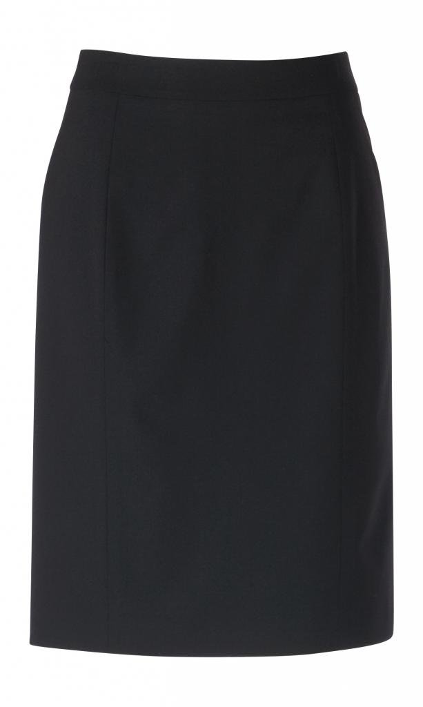 Women's Stretch Wool Pencil Skirt - Classic Slim Fit Office Work Skirt for Business, Cocktail & Formal Occasions