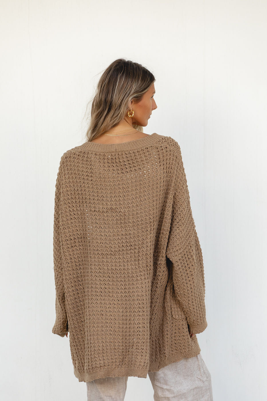 Lottie Oversized Cable Knit Cardigan for Women - Cozy Long Chunky Knit Sweater Open Front - Perfect for Fall, Winter & Layering Outfits