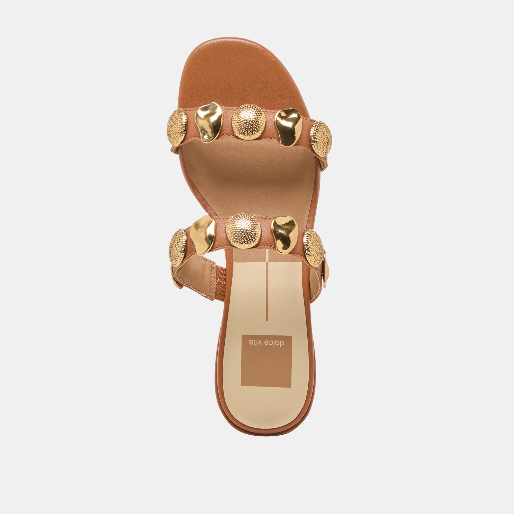 FARROW Women's Saddle Leather Sandals - Comfortable Strappy Summer Slide Sandals for Beach, Vacation & Casual Wear