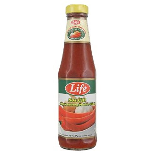 Life Chilli Sauce 320g/330g/340g/360g - Ginger & Garlic Flavor Hot Sauce (Pack of 9) | Perfect for Cooking, Stir-fries, Dipping & Asian Cuisine