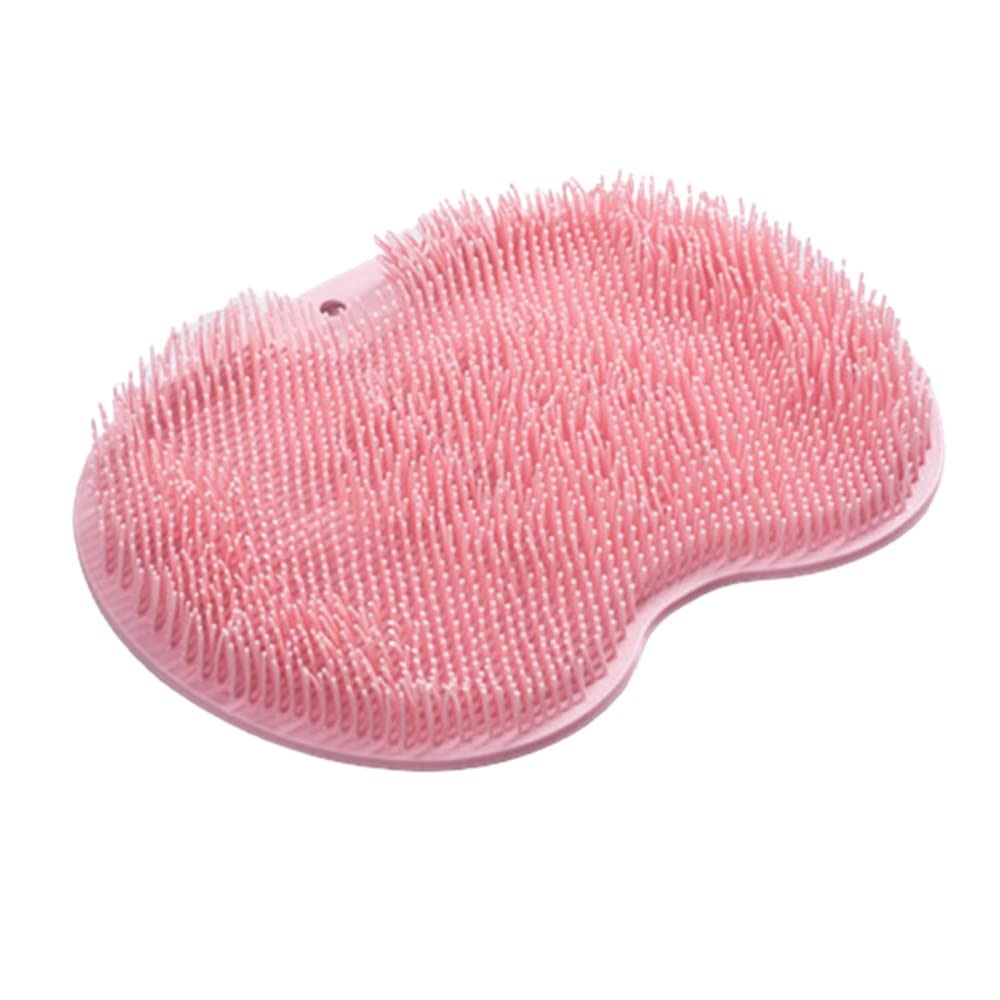 **Lsotier Lazy Silicone Bath Massage Cushion with Suction Cups – Anti-Slip Shower Foot Scrubber for Deep Cleaning & Exfoliating Dead Skin – Red Bath Mat for Relaxing Foot Massage & Spa at Home**    *(Perfect for Bathroom, Shower, Pedicure & Home Spa – Great Gift for Self-Care & Relaxation!)*