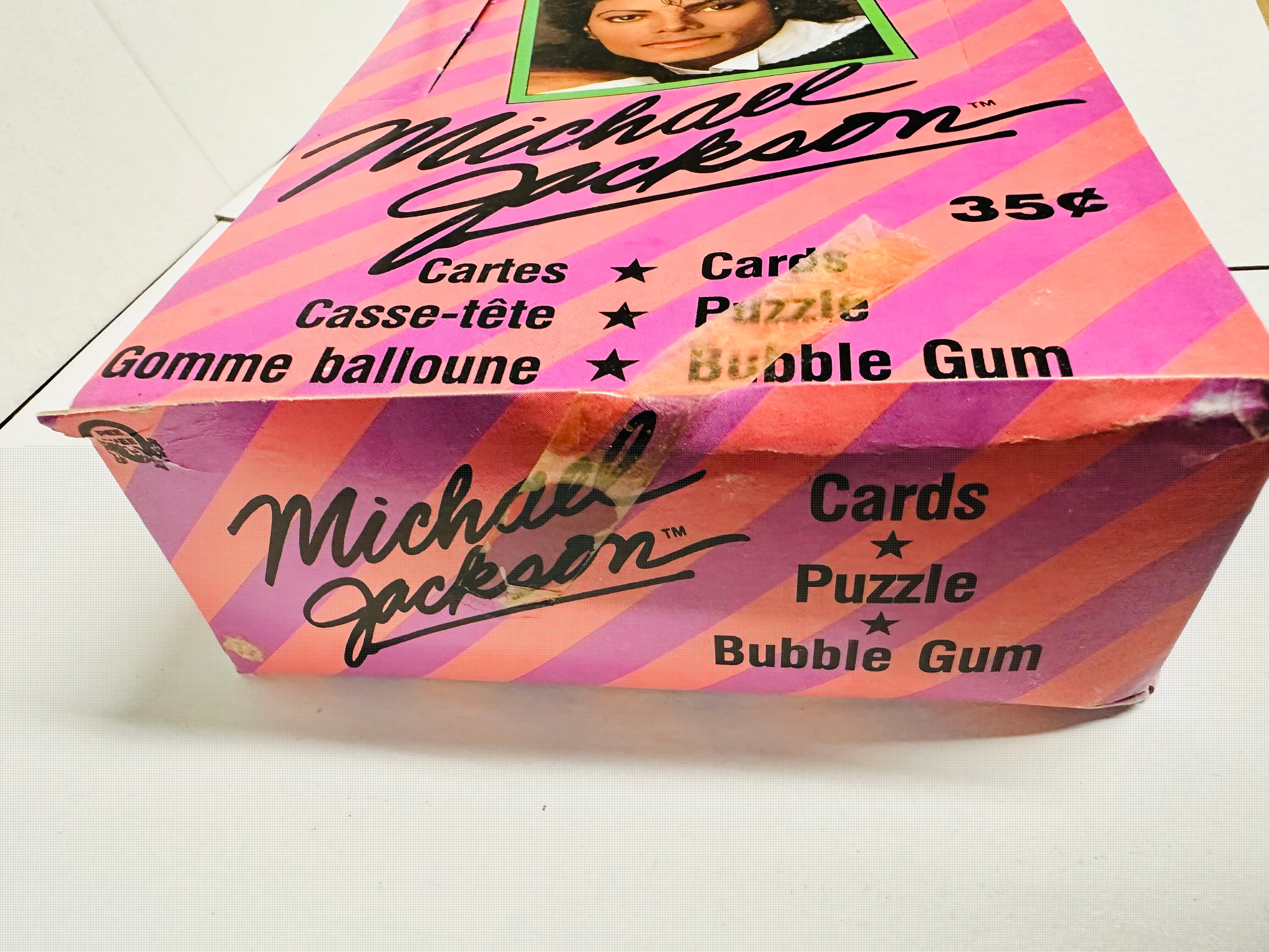 1984 Michael Jackson O-Pee-Chee Rare Canadian Sealed Trading Cards Box - Collectible Memorabilia for Fans & Card Enthusiasts
