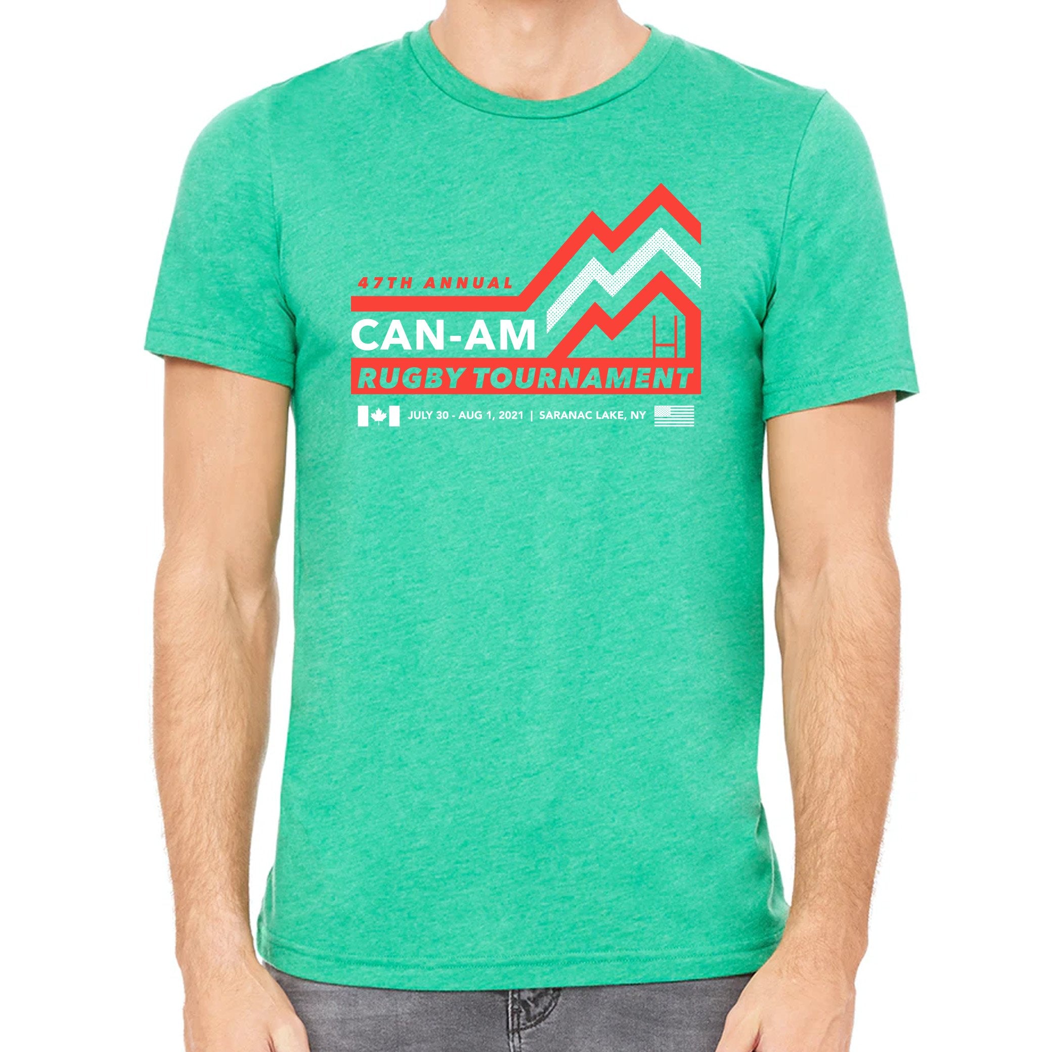 2021 CAN AM Tournament T-Shirt - Men's Comfortable Cotton Tee for Sports Fans & Casual Wear - Perfect for Golf, Fishing, and Outdoor Events