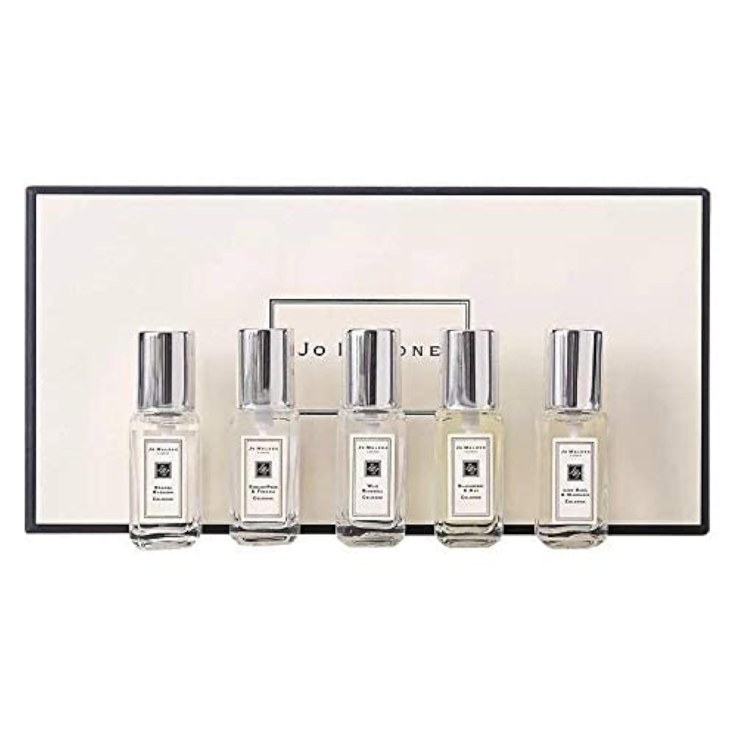 Jo Malone Cologne Spray 5-Piece Mini Variety Set for Men & Women | Luxury Perfume Gift Set for Travel, Date Night & Everyday Use