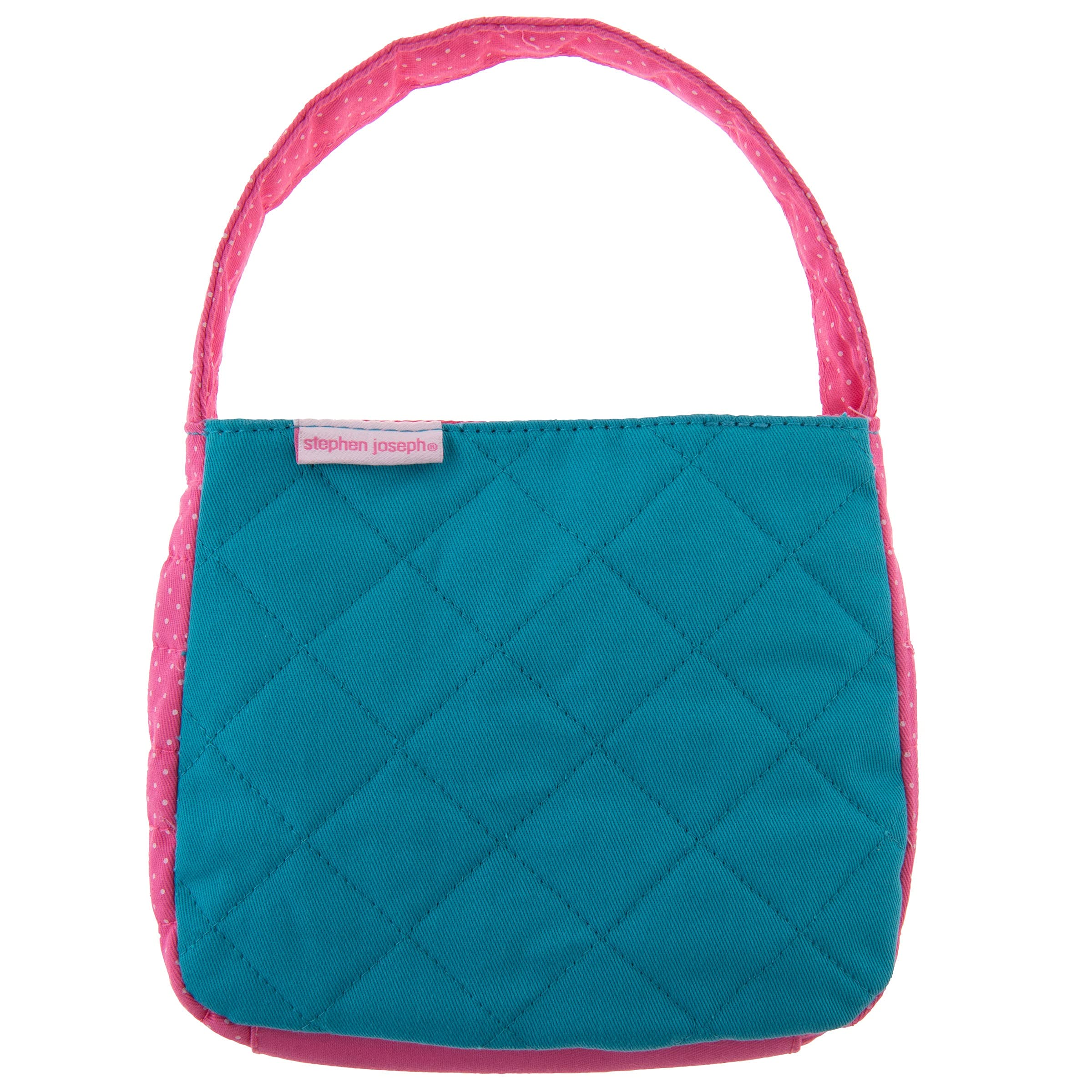 Stephen Joseph Little Girls Quilted Purse - Cute Toddler Handbag for Kids Age 3-8 | Perfect for Dress-Up, Birthday Gifts & Pretend Play