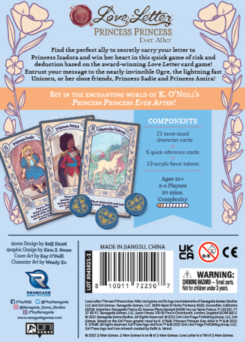 Love Letter: Princess Princess Ever After - Romantic Card Game for Couples & Friends, Perfect for Date Nights & Special Occasions