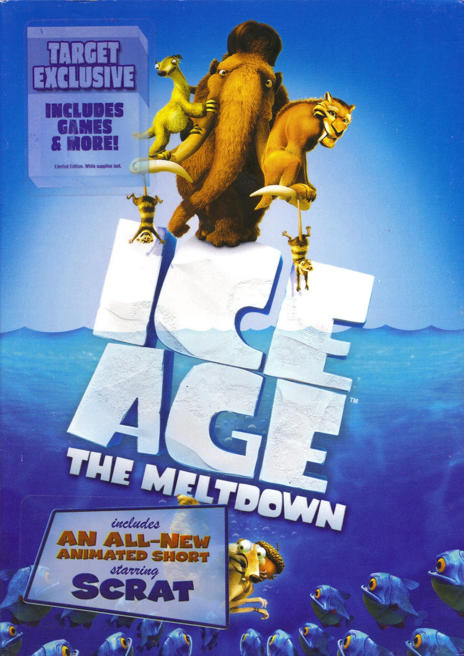 Ice Age The Meltdown Exclusive DVD with Bonus Games & Extras - Fun Family Movie Night & Kids Entertainment
