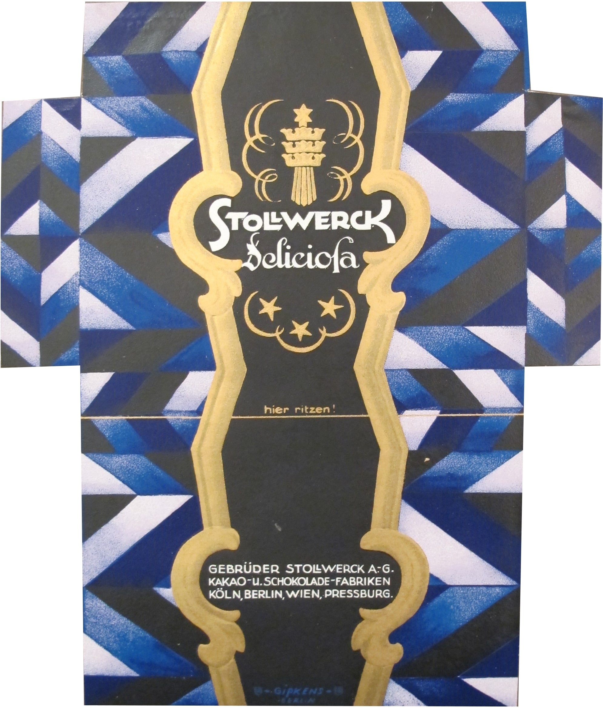 1927 Vintage German Mini Poster - Stollwerck Chocolate Packaging Art, Retro Wall Decor for Home, Office & Gift Ideas | Perfect for Vintage Lovers & Chocolate Enthusiasts