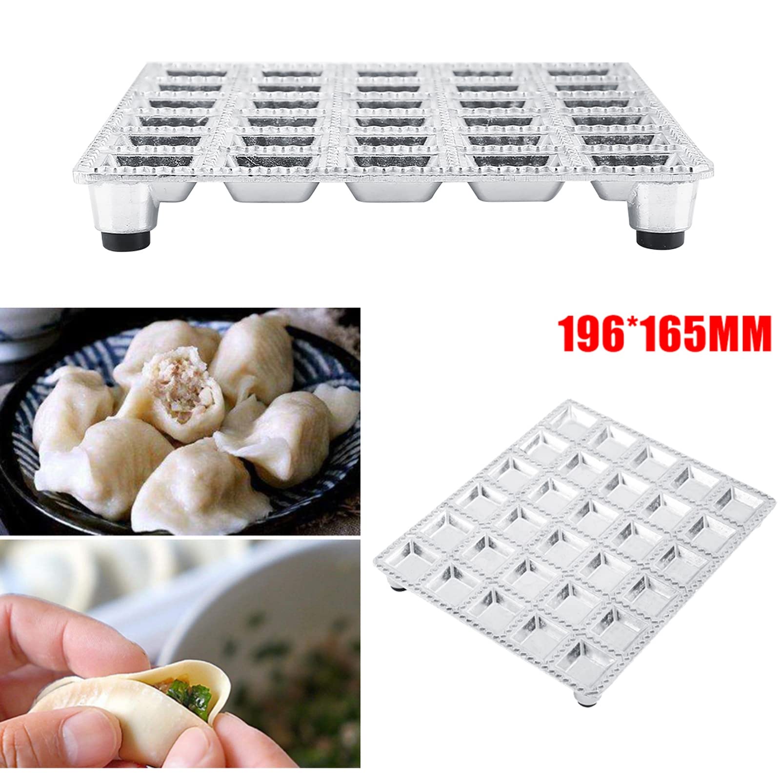 Stainless Steel Ravioli Maker - Energy Saving Dumpling Pastry Press - Mini Kitchen Gadget for Homemade Pasta, Dumplings & More | Perfect for Italian Cooking, Meal Prep & Family Fun