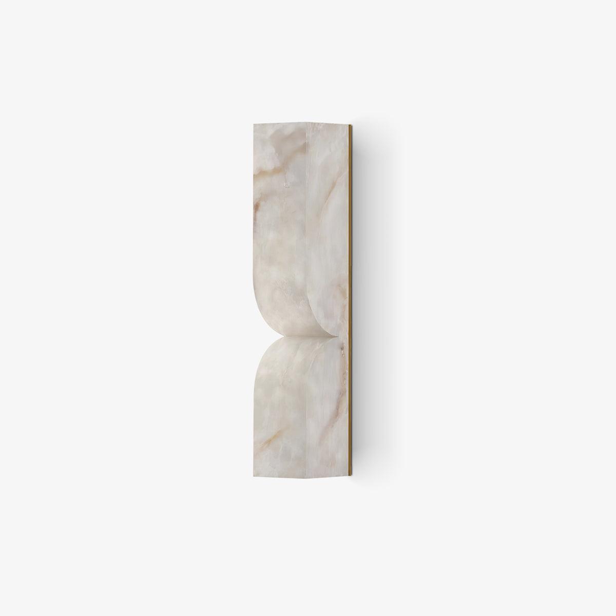 Alabaster Essence Wall Sconce - Elegant Handcrafted Light Fixture for Bedroom, Living Room & Hallway Decor - Perfect for Ambient Lighting and Home Interior Design