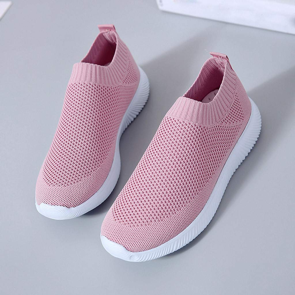 Women's Slip-On Canvas Sneakers - Non-Slip Casual Loafers & Platform Tennis Shoes for Women | Comfortable Walking Shoes for Work, Travel & Everyday Wear