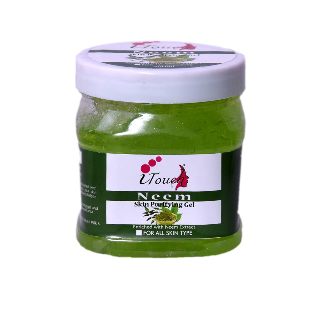 Organic Neem Gel for Skin Care - 500ml | Natural Herbal Remedy for Acne, Eczema & Psoriasis | Soothes & Hydrates Dry Skin - Perfect for Daily Skincare Routine