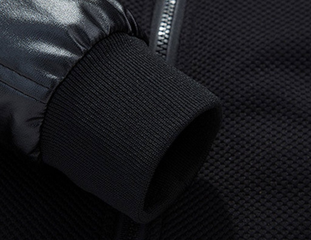 Men's Lightweight PU Leather Stand Collar Jacket - Stylish Slim Fit Coat for Casual Wear, Outdoor Activities & Daily Fashion