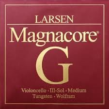 Premium Larsen Magnacore 4/4 Cello G String - Tungsten Wolfram Medium Tension for Professional Cellists - Perfect for Orchestral Performances & Solo Practice