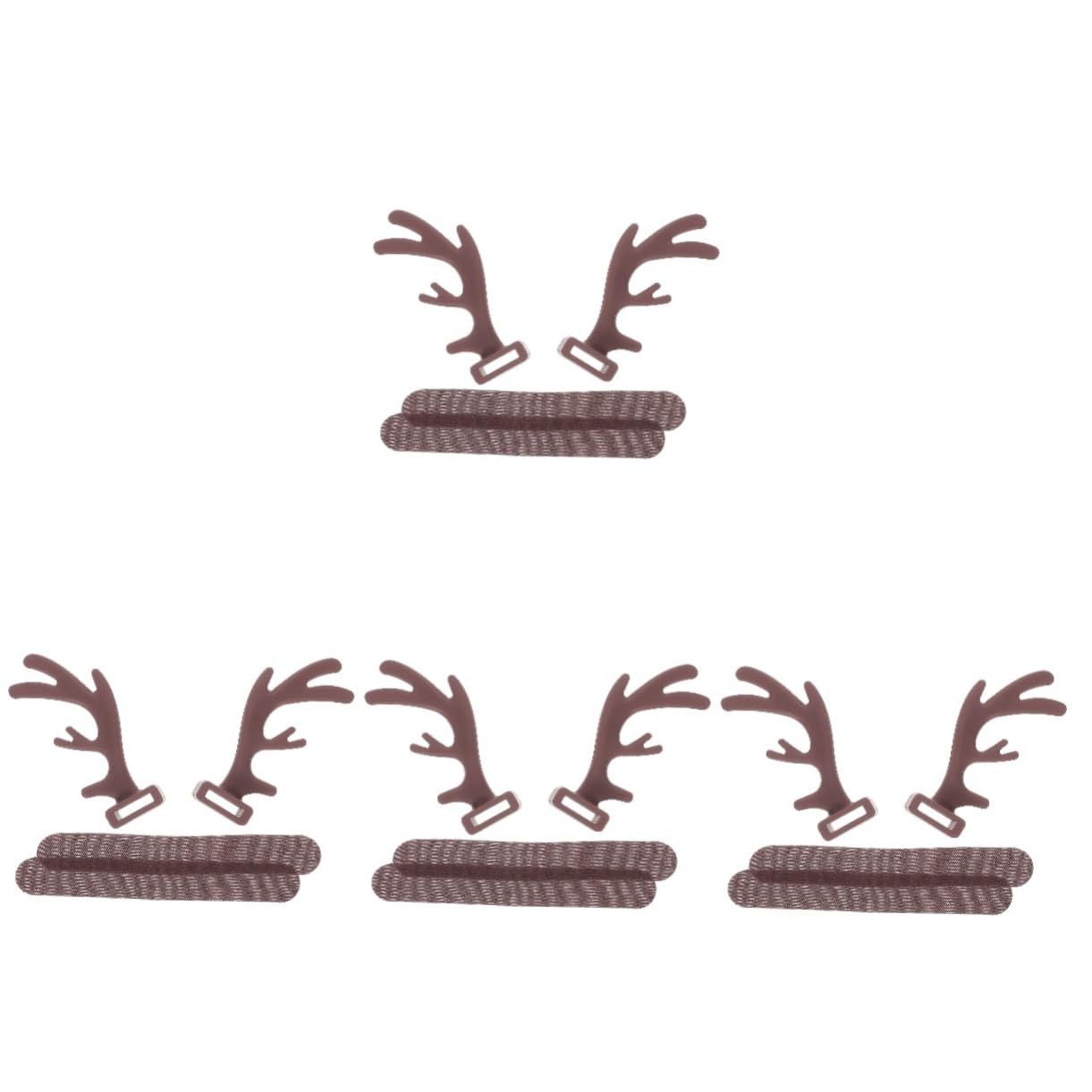 Uonlytech 4 Pairs Cosplay Headband Accessories - Antler Headset Attachments for Christmas Costume, Party Decor & Cute Photo Props | Perfect for Cosplay Events, Halloween, Christmas Parties & Themed Photoshoots