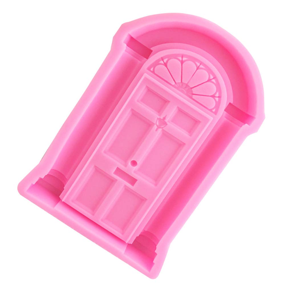 Luckycivia 2 Pack Silicone Door Window Baking Molds - Cake Decorating Tools for Fondant, Chocolate, Candy - Perfect for Birthday Cakes, Wedding Cakes & DIY Baking Projects