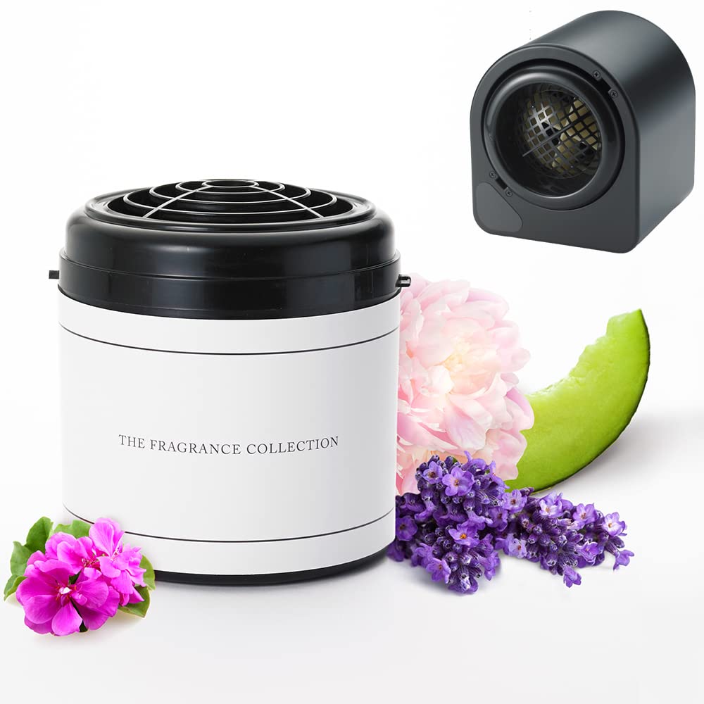 Luxury The Ritz-Carlton Home Aroma Diffuser Set with L.A. Spirit Scent Cartridge - Lavender, Rose & Honeydew Essential Oil Fragrance for Spa, Bedroom & Office Relaxation