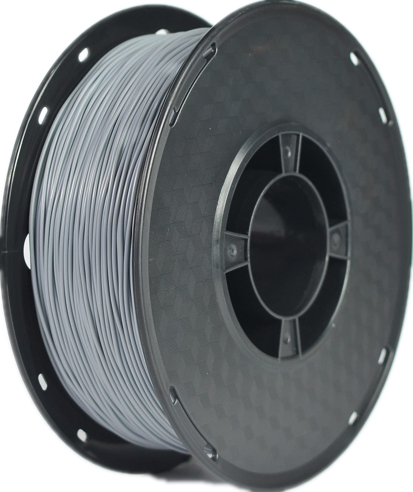 Flexible TPU Filament 1.75mm for 3D Printers - High Precision +/-0.05mm, 98A Shore Hardness, 1kg Spool (Grey) - Perfect for Cosplay, Phone Cases & Flexible Prototypes