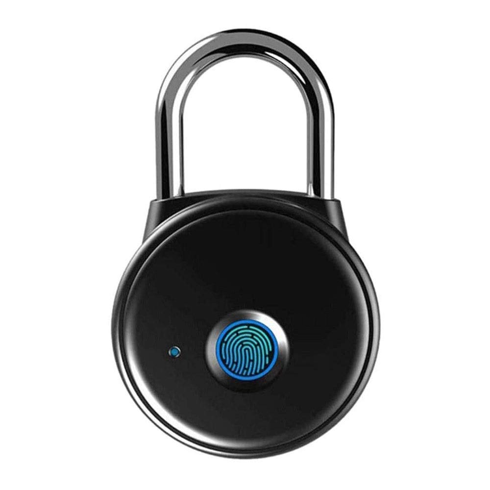 YOUOOK Smart Fingerprint Padlock - Keyless Thumbprint Biometric Lock with USB Charging, Waterproof Security Lock for Gym, Home Door, School, Bike & Luggage | Ideal for Travel, Storage & Outdoor Protection
