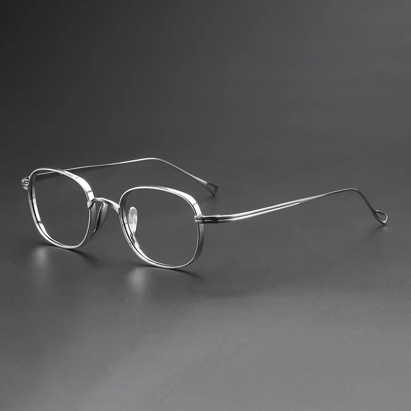 Brightzone Women's Full Rim Oval Square Titanium Eyeglasses - Lightweight & Durable Frame for Work, Reading & Fashion (Model 105183) | Perfect for Office, Daily Wear & Style Accessories