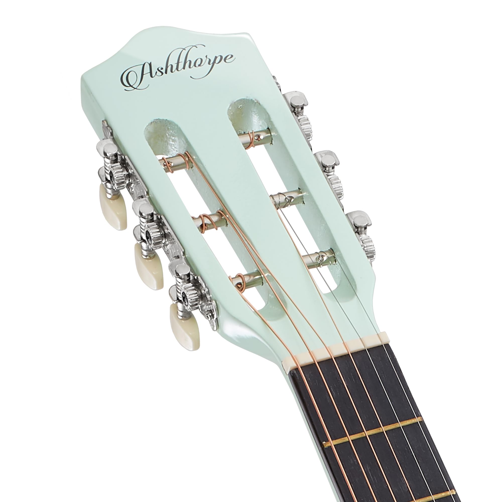 Ashthorpe 38-inch Beginner Acoustic Guitar Starter Kit (Mint Green) - Complete Package with Gig Bag, Strings, Strap, Tuner & Picks - Perfect for Kids, Teens & Adult Beginners Learning Guitar at Home, School or Camp