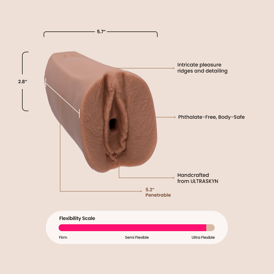 Brittanya187 Signature Strokers - Ultra-Realistic ULTRASKYN Pocket Pussy for Lifelike Sensation | Perfect for Solo Pleasure & Discreet Adult Play