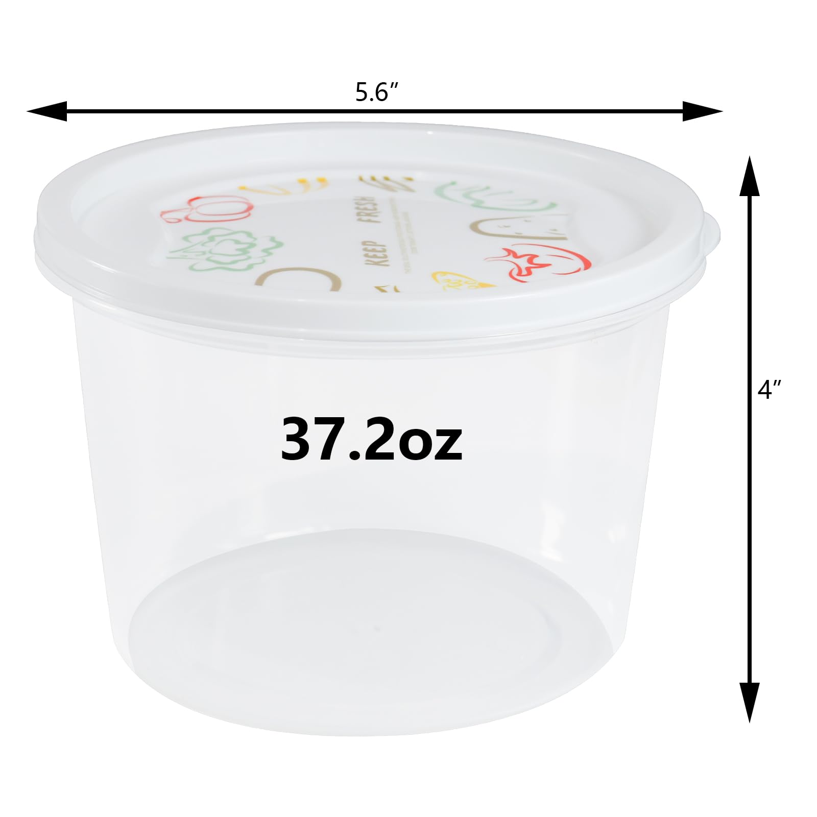 Stackable 1100ml Pizza Dough Proofing Boxes with Lids - Set of 3 Dough Rising Containers for Home Baking, Professional Kitchens & Pizza Restaurants - Perfect for Bread, Pastry & Fermented Foods Preparation