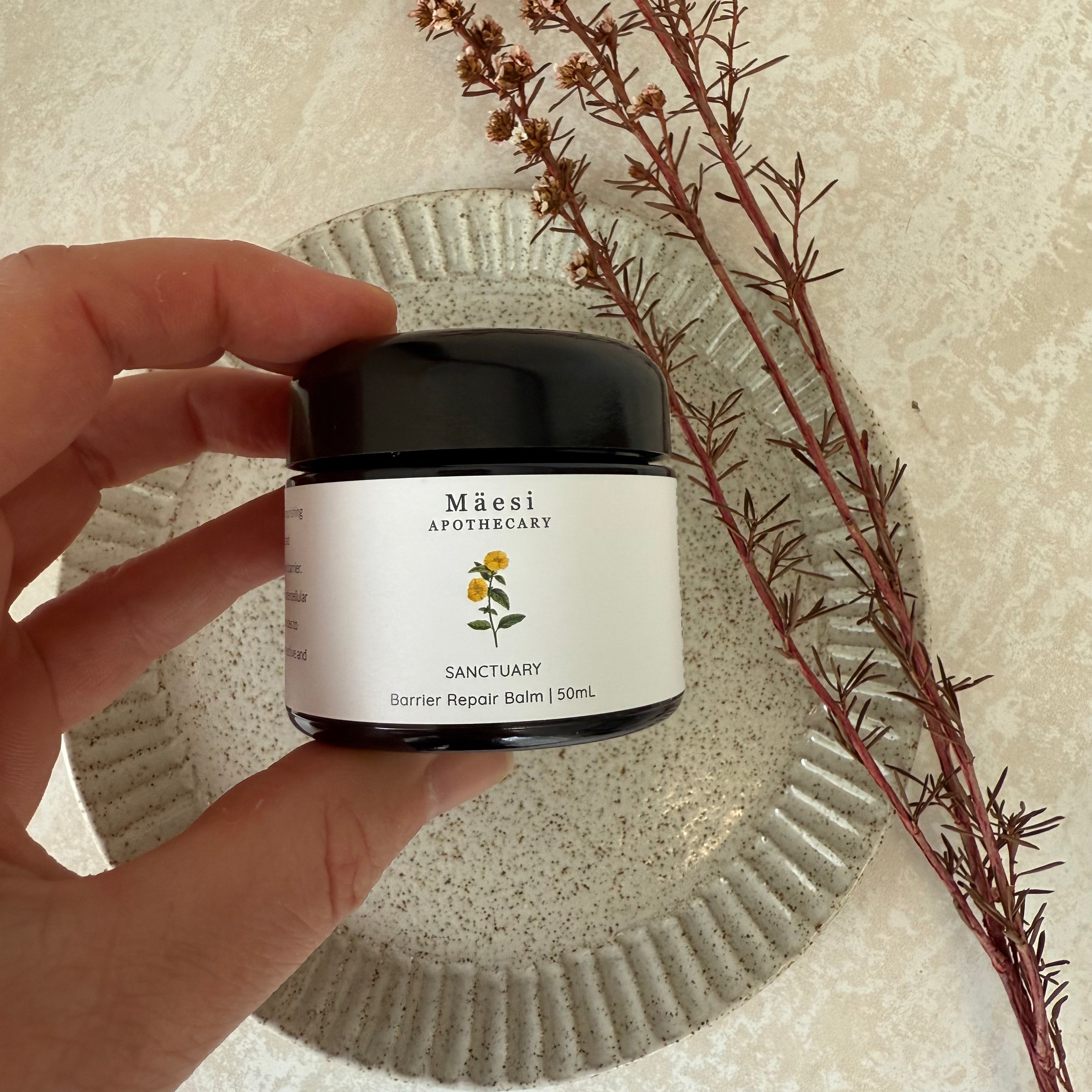 Sanctuary Barrier Repair Balm – Deep Moisturizing Skin Care for Dry, Sensitive Skin | Perfect for Nighttime Repair & Winter Protection