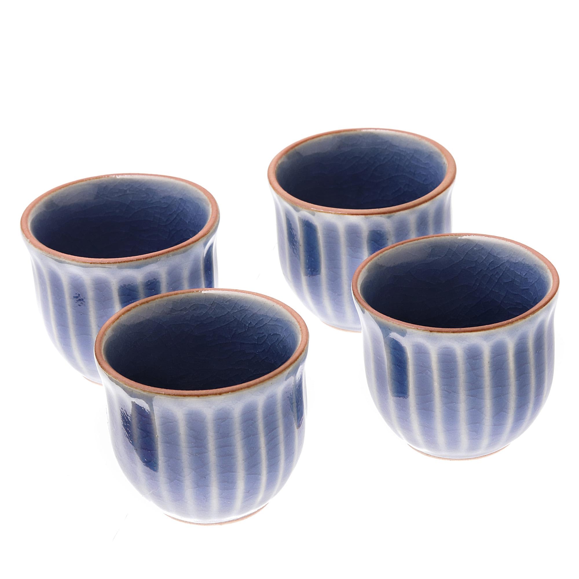 NOVICA Handmade Celadon Ceramic Sake Set - Blue Japanese Style Decanter with 4 Cups & Wood Tray - Traditional Thai Tableware for Sake, Wine & Tea - Perfect for Dinner Parties, Gifts & Home Decor (Decanter 5.5
