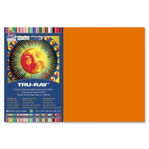 Wholesale CASE of 25 - Pacon Tru-Ray Heavyweight Construction Paper - 76 lb, 12