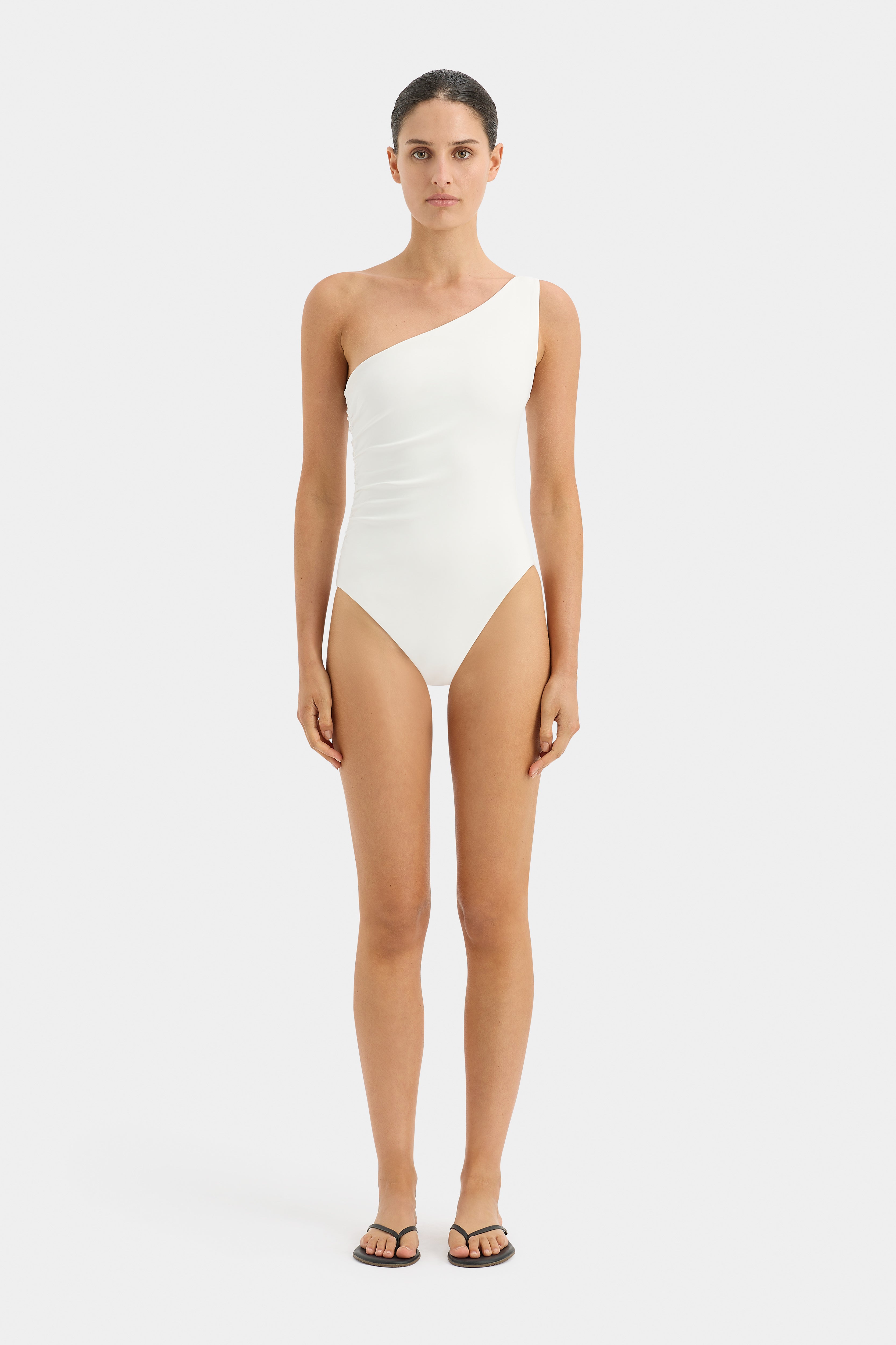 Louis One Shoulder One Piece Swimsuit - Sexy Monokini Bathing Suit for Women, Beach & Pool Party Wear