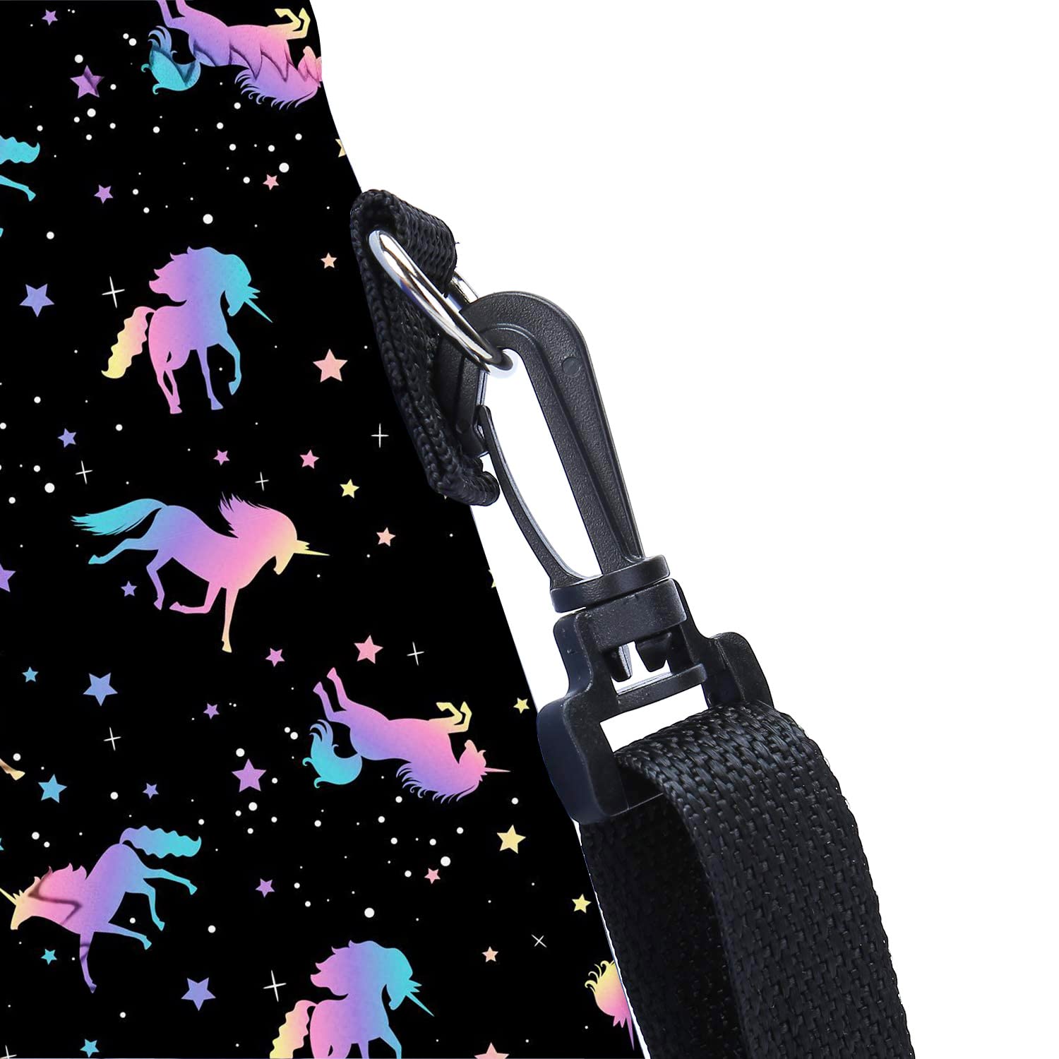 **Amary 500ML Neoprene Insulated Water Bottle Carrier Bag with Adjustable Shoulder Strap - Fits Stainless Steel, Glass & Plastic Bottles (16.9OZ) - Perfect for Gym, Hiking, Travel & Outdoor Activities (Unicorn Design)**