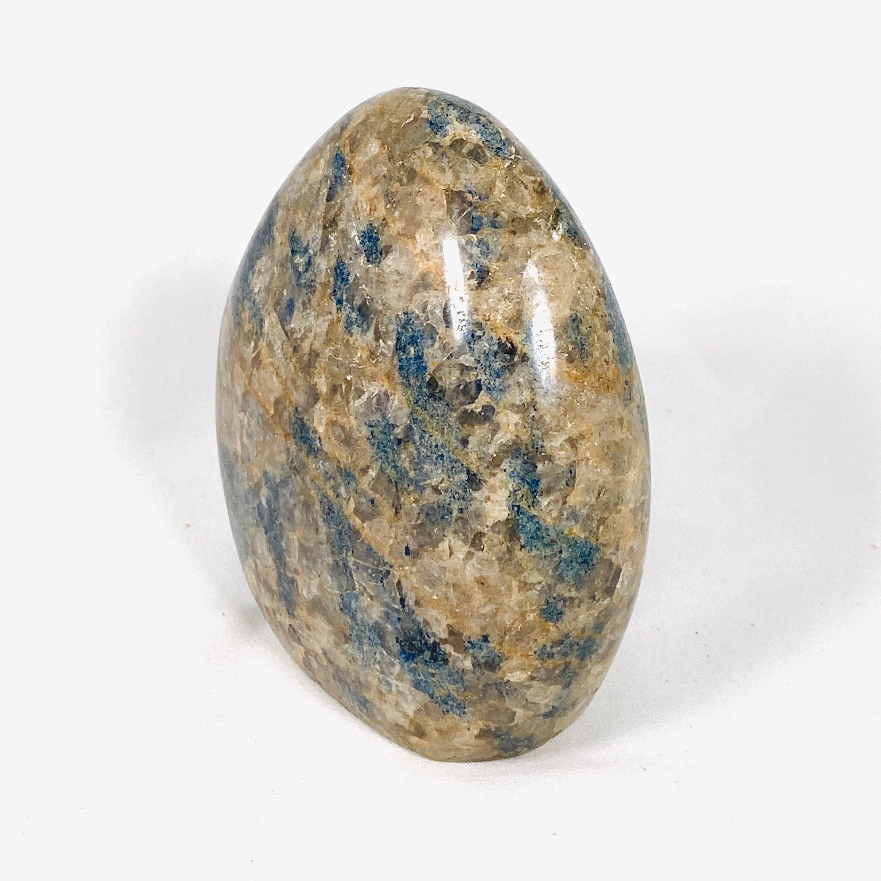 Natural Blue Spinel in Quartz Freeform Cabochon C1332 - Handmade Gemstone for Jewelry Making, Healing Crystals & Collectibles
