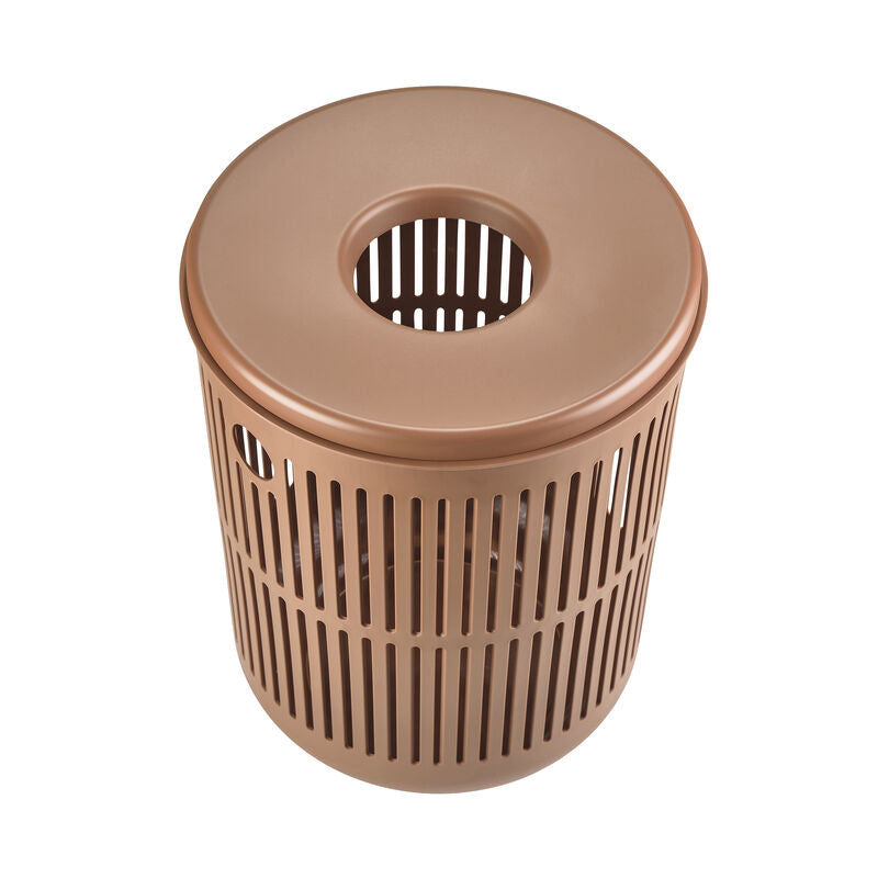 ZONE DENMARK Ume 60L Laundry Basket with Lid - Stylish Terracotta Storage for Clothes, Toys & Home Organization | Perfect for Bedroom, Bathroom & Kids Room