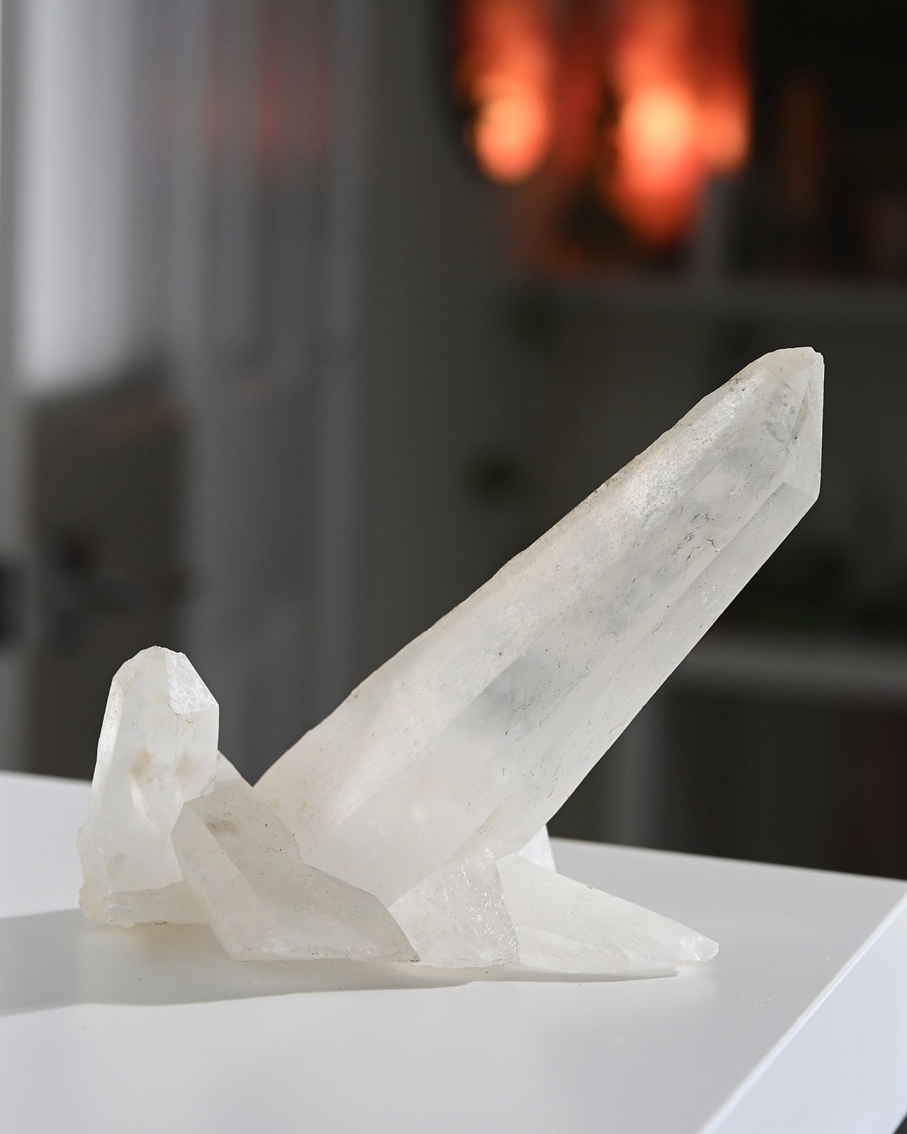 Natural Peruvian Quartz Crystal Cluster - Healing Stones for Meditation, Reiki & Energy Cleansing | Spiritual Decor, Home & Office Feng Shui