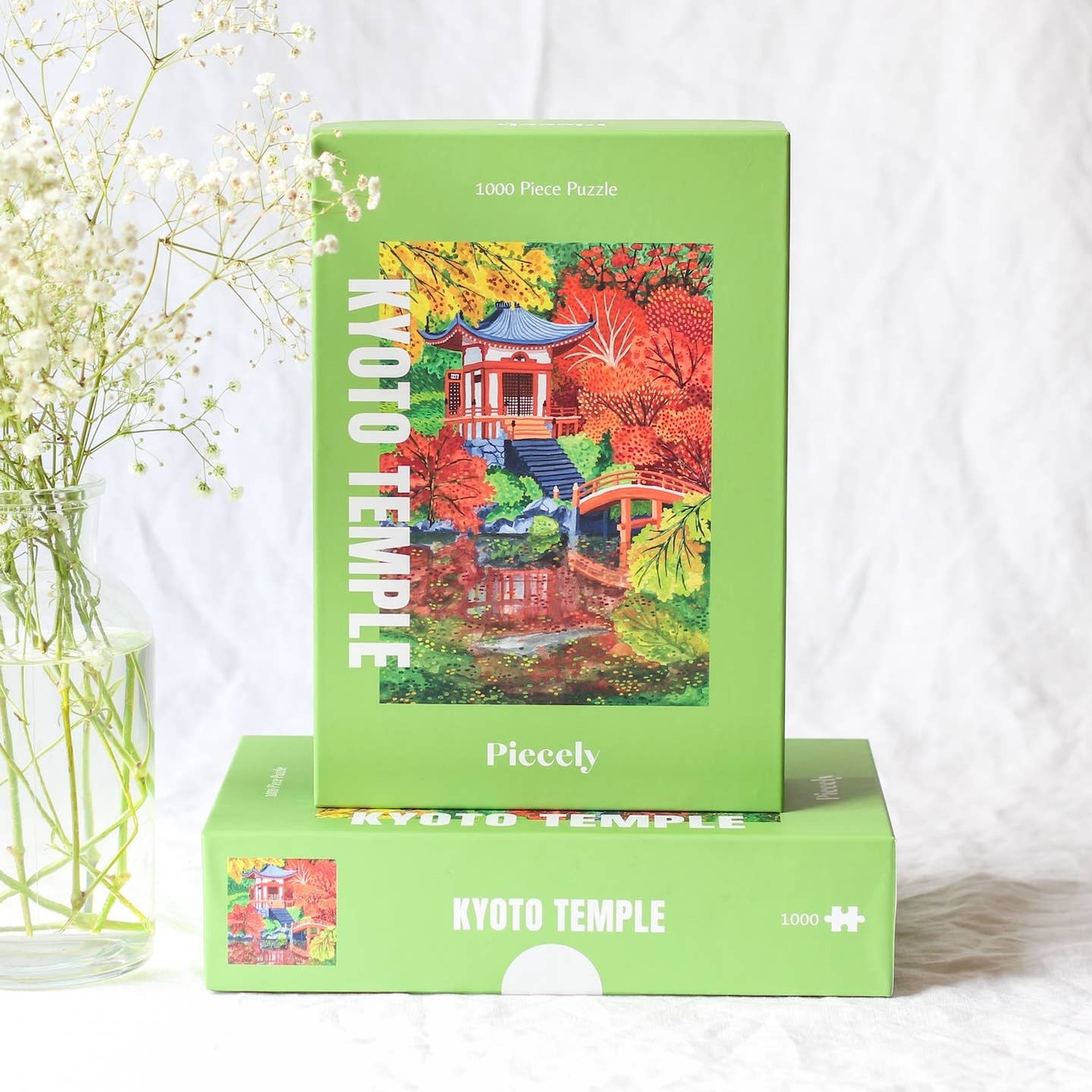 Kyoto Temple 1000 Piece Jigsaw Puzzle - Premium Japanese Landscape Puzzle for Adults & Teens - Perfect for Relaxation, Family Bonding & Home Decor