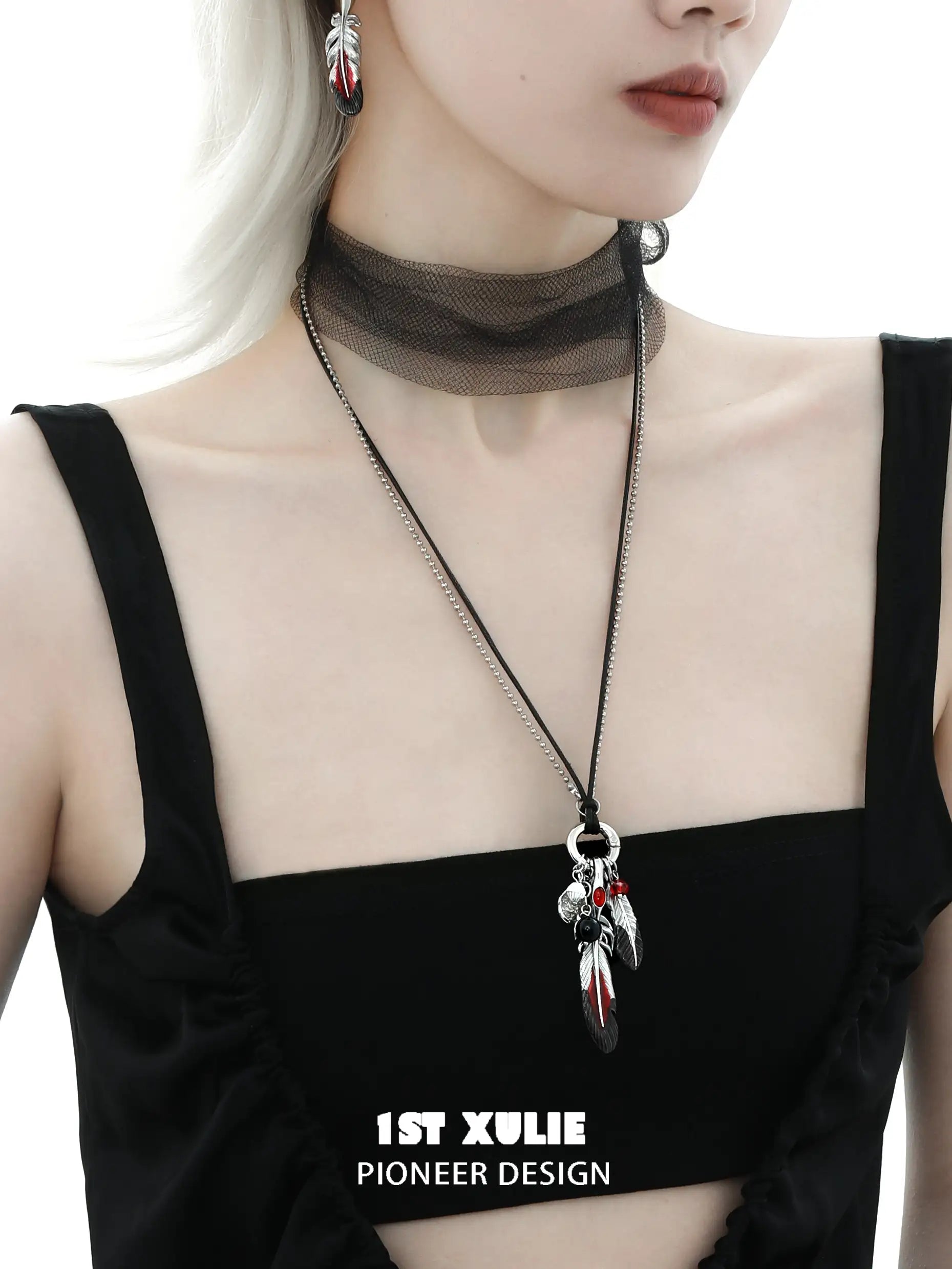 18K Gold Plated Feather Pendant Necklace - Elegant Soaring Crane Design Jewelry for Women, Gift for Her, Birthday, Anniversary, Valentine's Day