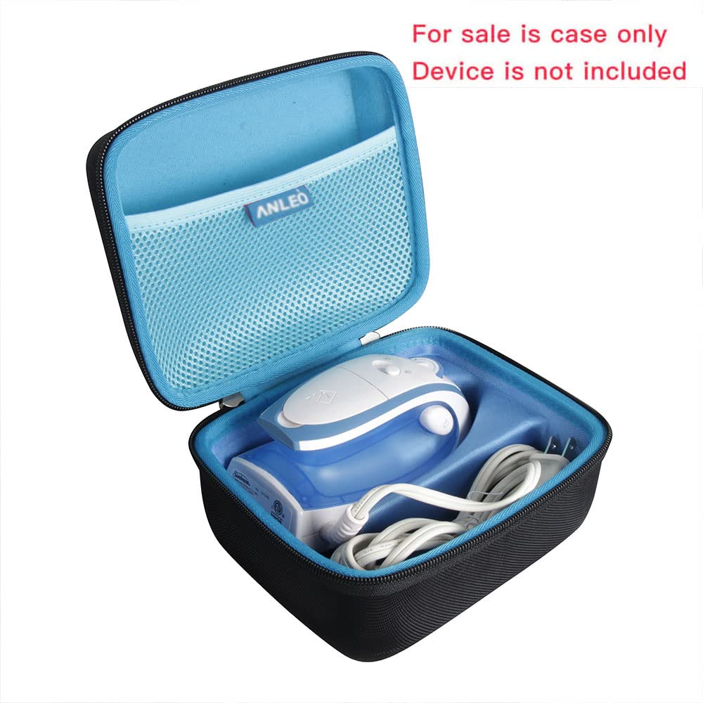 Anleo Hard Travel Case for Sunbeam Hot-2-Trot 800W Compact Non-Stick Soleplate Travel Iron GCSBTR-100-000 | Protective Storage for Business Trips & Vacations